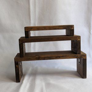 Wooden Nesting Risers For Display